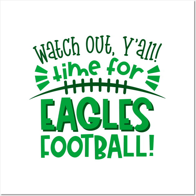 Eagles-Football Wall Art by wfmacawrub